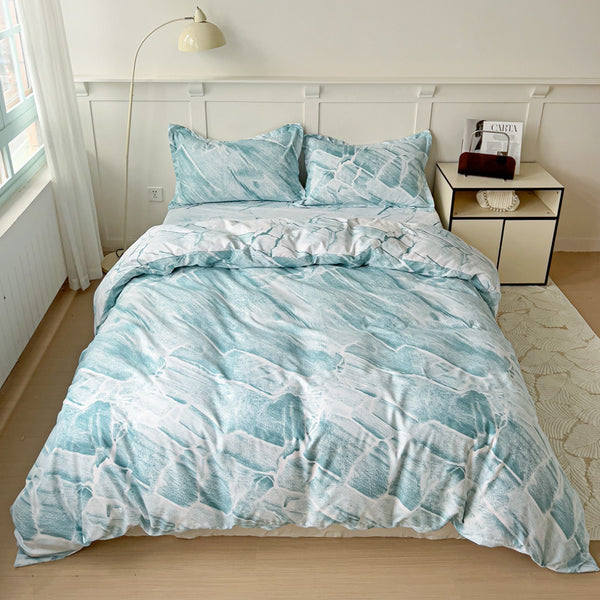 FORRO DUVET MARMOL AQUA