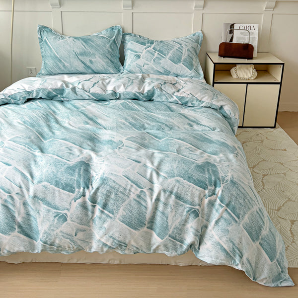 TENDIDO ACOLCHADO MARMOL AQUA