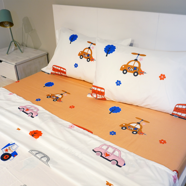 JUEGO DE SÁBANA CARROS