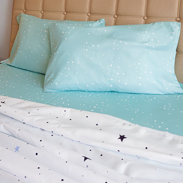 JUEGO DE SÁBANA ESTRELLAS CELESTES